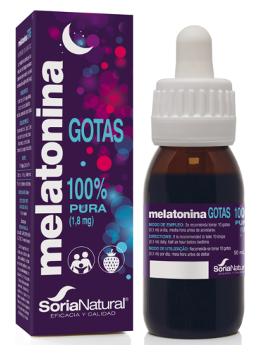 Melatonina 50 ml Soria Natural  Sueño Reparador Natural