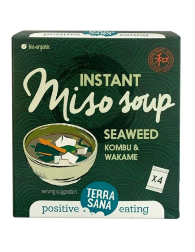 Sopa de Miso Instantánea Terrasana 4x10 Sobres Saludable