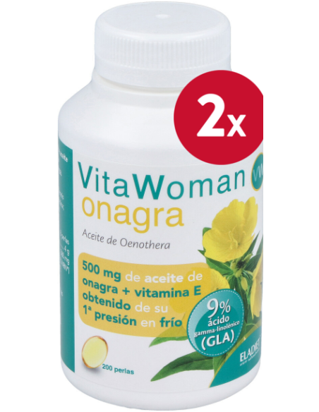 Pack de 2 uds Vita Woman Onagra 200Perlas de Eladiet
