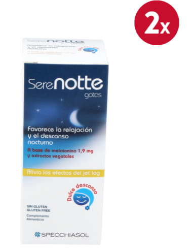 Pack 2 Melatonin 1.9 mg Serenotte 50 ml Specchiasol oferta