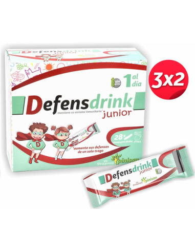 Pack 3x2 Defensdrink Junior, Pinisanitos, 28 Sticks de Pinisan