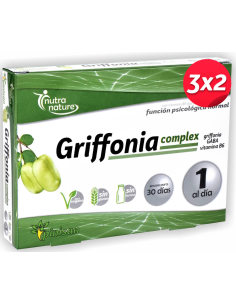 Pack 3x2 Griffonia Complex, Nutranature, 30 Cáps. de Pinisan