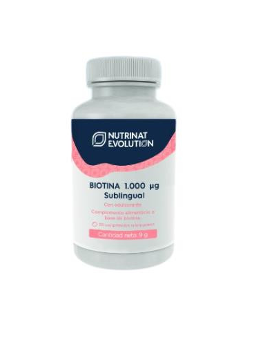 Biotina 1.000 µg Sublingual   30 COMP de Nutrinat Evolution