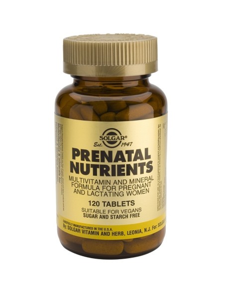 Nutrientes Prenatales 60 Comp De Solgar