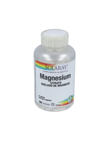 Magnesium Citrato 180Cap. de Solaray