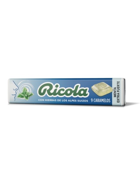 Caramelo Ricola Menta Fuerte Stick 31,5G - Frescura Intensa