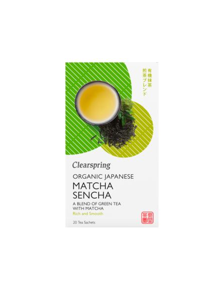 Organic Japanese Matcha Sencha Green Tea 20 x 1.8g