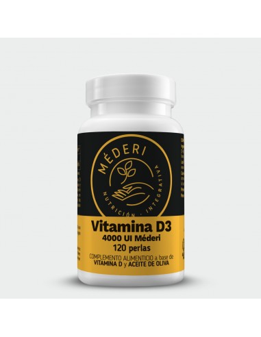 Vitamine D3 4000 UI Méderi (120 perles) de Mederi Integrative Nutrition