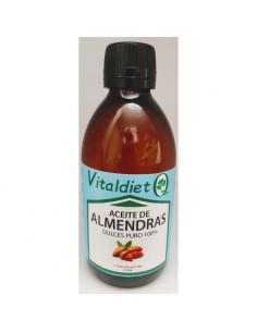 Aceite Almendras Dulces Puro 100%  250 Ml De Vitaldiet