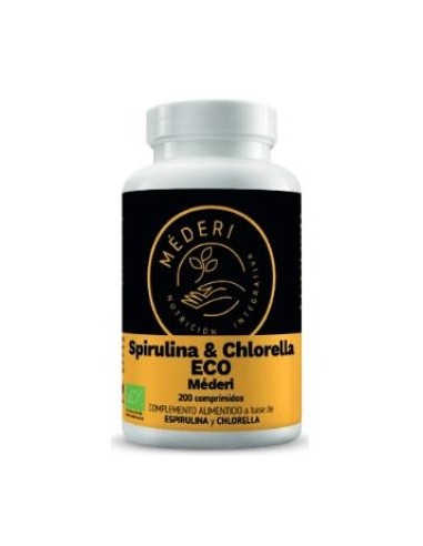Espirulina-Chlorella Eco 200Comp. de Mederi Nutricion Integrativa