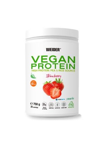 Weider Vegan Protein Fresa 750Gr. de Weider