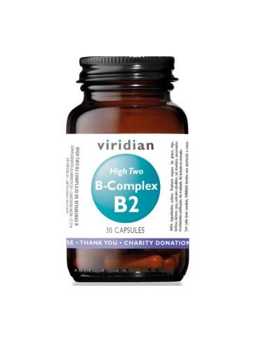 High Two B Complex B2 30Vcap. de Viridian