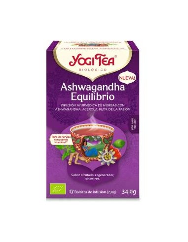 Yogi Tea Ashwagandha Equilibrio 17Infusiones de Yogi Tea