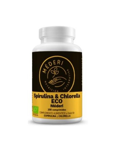 Spirulina & Chlorella Eco 500Comp. de Mederi Nutricion Integrativa
