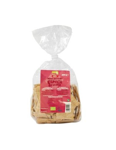Mini Crackers De Espelta Sesamo 250Gr. Bio Vegan de La Finestra Sul Cielo