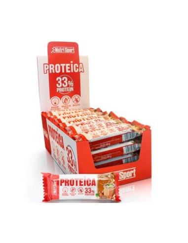Barrita Proteica Avellana-Praline 24Uds. de Nutrisport