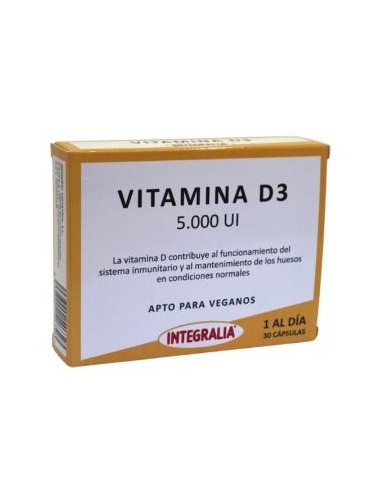 Vitamina D3 5000Ui 30Cap. de Integralia