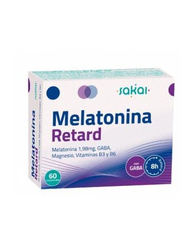 Melatonina Retard 60Comp.** de Sakai
