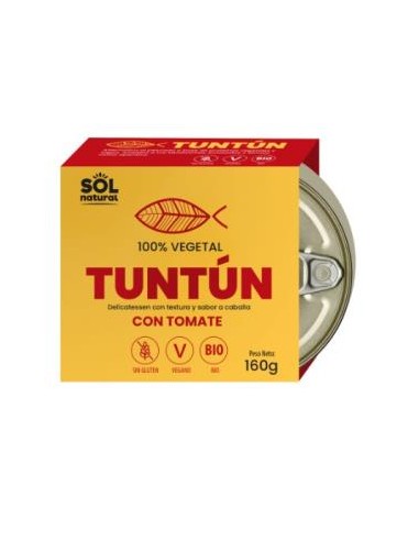 Tuntun Caballa Con Tomate 160Gr. Bio Vegan de Solnatural