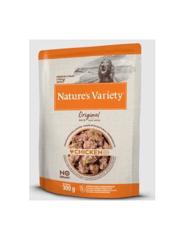 Natures Variety Canine Adult Pate Md Mx Pollo 8X300Gr. de Nature S Variety Vet