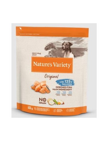Natures Variety Canine Adult Mini Salmon 600Gr. de Nature S Variety Vet