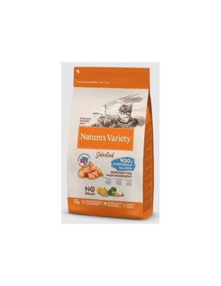 Natures Variety Feline Select Adult Steril Salmon 3Kg de Nature S Variety Vet
