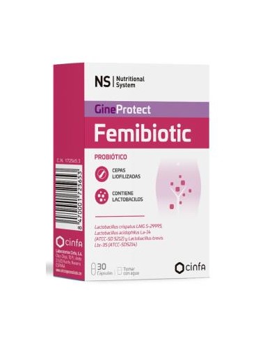 Ns Femibiotic 30 Caps de Ns