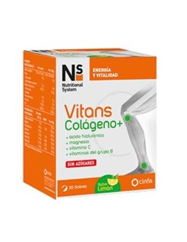 Ns Vitans Colageno+ Limon 30 Sobres de Ns