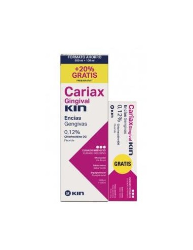 Cariax Gingival Encias Pack Colu 500Ml+Pasta100Ml de Kin