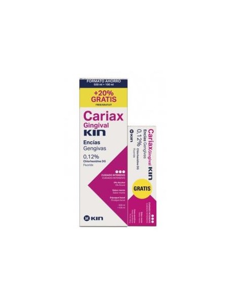 Cariax Gingival Encias Pack Colu 500Ml+Pasta100Ml de Kin