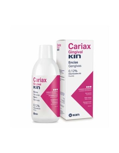 Cariax Gingival Colutorio Clorhexidina 0,12 500Ml de Kin