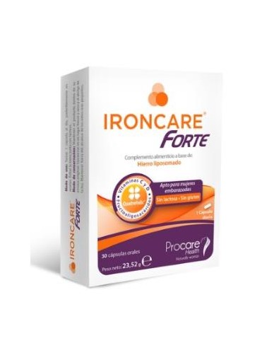Ironcare Forte 30Caps de Ironcare