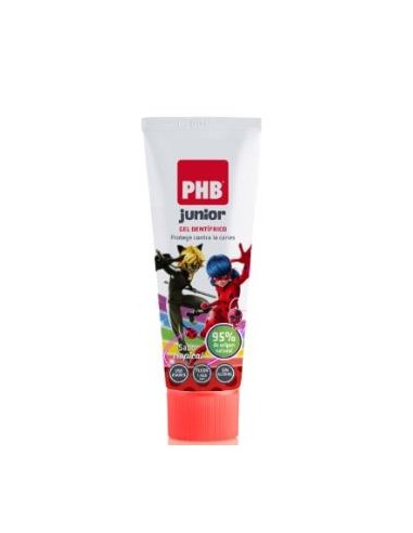 Phb  Junior Pasta Dental Tropical 6 Ladybug 75Ml. de Phb