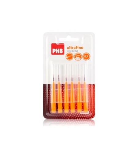 Phb Cepillo Interdental Ultrafino 0,7 Naranja 6Ud de Phb