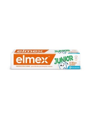 Elmex Junior Pasta Infantil 6-12Años 75Ml 1400Ppm de Elmex