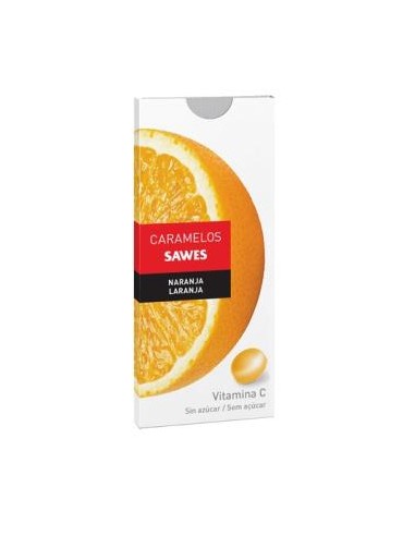 Caramelos Balsam S/Azucar Naranja Vit C 22Gr de Sawes
