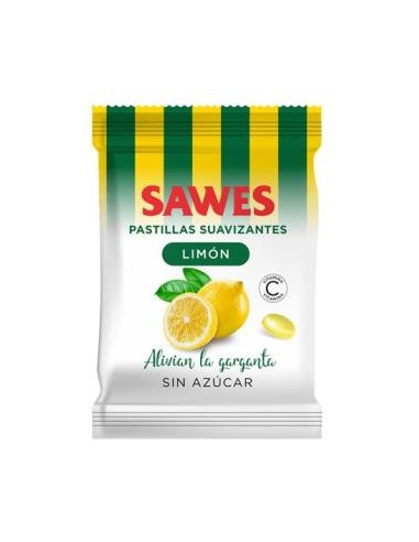 Pastillas Balsam S/Azucar Limón Vit C Bolsa 50Gr de Sawes