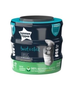 Tommee Tippee Sangenic Twist &Amp  Click Recam X 3 de Tommee Tippee