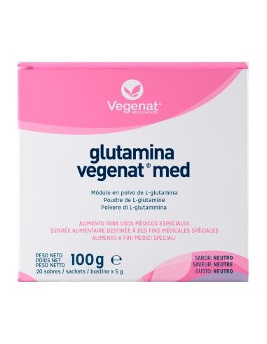 Vegenat Glutamina Med 20 Sobres Neutro de Vegenat