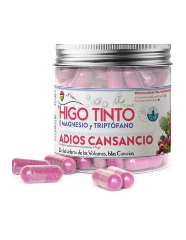 Higo Tinto Con Magnesio Y Triptofano 90Cap. de Tuno Canarias