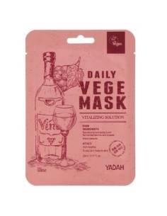 Yadah Daily Vegi Mask Wine de Koos