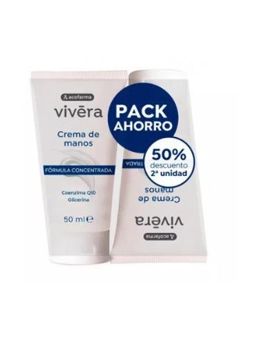 Vivera Pack Duplo Crema Manos Concentrado 2U 50Ml de Vivera