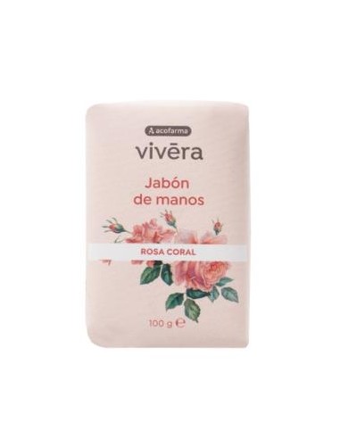 Vivera Jabon Pastilla De Manos Rosa Coral 100Gr de Vivera