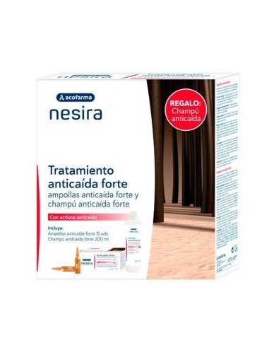 Nesira Pack Anticaida Ampollas+Champu 200Ml Regalo de Nesira