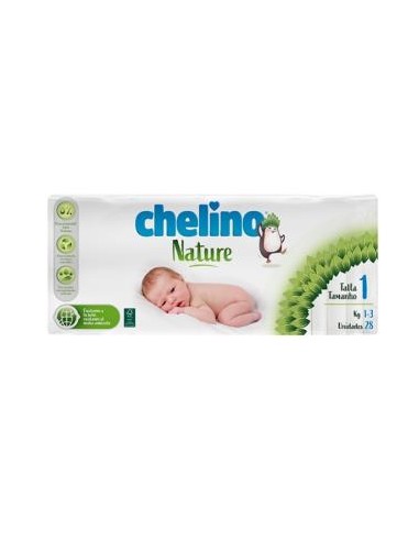 Chelino Pañal Inf Nature T/1 1-3Kg 28Un de Chelino