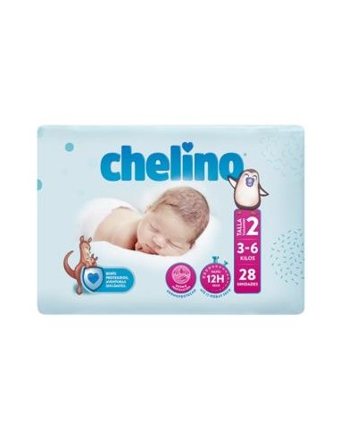 Chelino Pañal Inf  Recién Nacido T 2 3-6Kg 28Un de Chelino