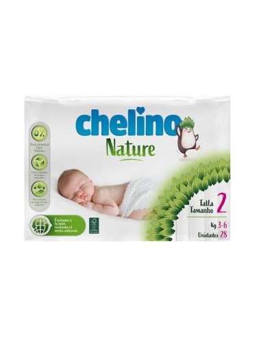 Chelino Pañal Inf Nature T/2 3-6Kg 28Un de Chelino
