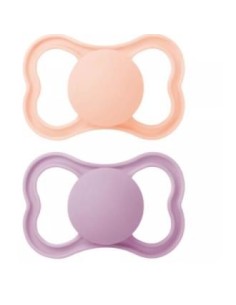 Chupete Air Silic Fisio +6M 2Un Rosa de Mam