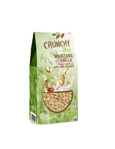 Crunchy Avena Manzana Canela 375Gr. Eco de La Grana