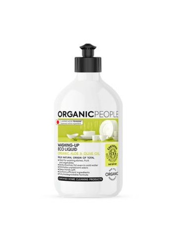 Lavavajillas Aloe-Olive Liquido 500Ml. Eco de Organic People